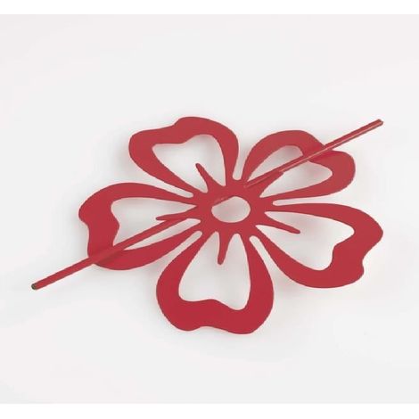1 Embrasse broche Petaly rouge