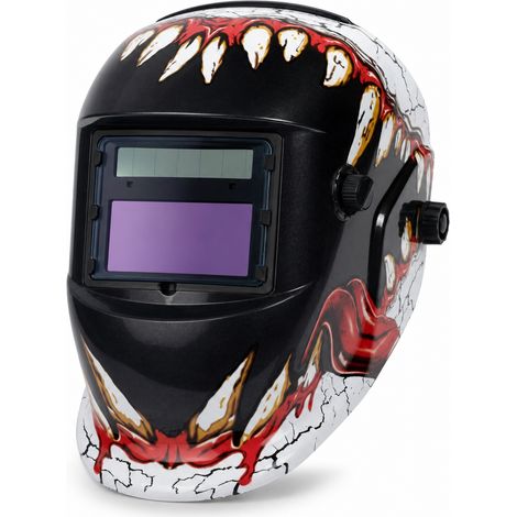 Portable Solar Auto-Darkening Welding Helmet Black (1/5)