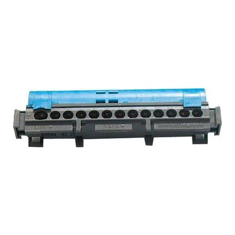 V-Tac – Bornier de répartition isolé IP2X 113mm – Connexion 6 à 25mm² – Capot de sécurité – 100A sous 400V pour installations électriques (1/2)