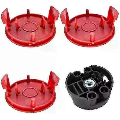 Couvercle de bobine rouge pièce de rechange pour coupe-bordures Bosch AFS 23-37 (1/4)