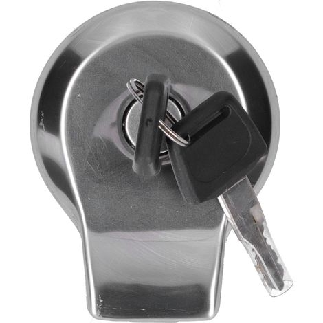 Bouchon de réservoir d'essence avec serrure et clés, compatible avec les modèles Yamaha Virago XV125, XV250, XV535 et XV1100. (1/5)