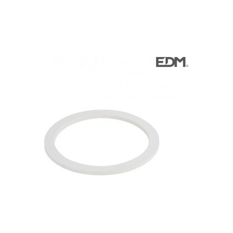 EDM 00672 Junta de Silicona para Cafetera 9 Tazas, Blanco