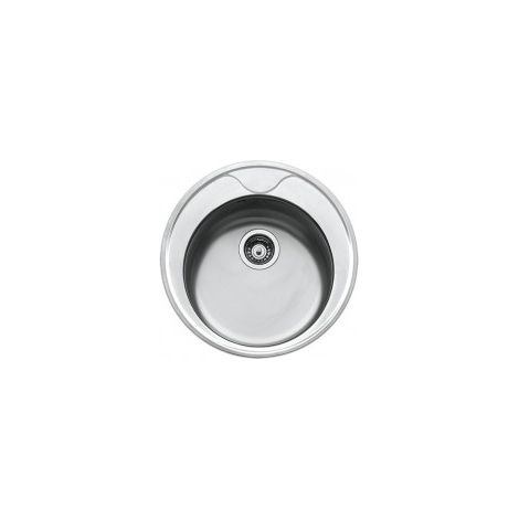 APELL CIVIFRIPC Lavello Cucina 1 Vasca Incasso Tondo Diametro 51 cm materiale Acciaio Inox finitura Prelucido (1/2)