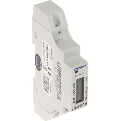 Medidor de electricidad monofásico OR-WE-521 (1/5)