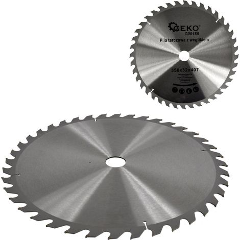 Sägeblatt Geko 200 mm Stahl poliert 24 Zähne (1/3)