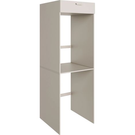 Selsey Holv – Waschmaschinen-Überbauschrank 68 cm, für 1 Gerät, Kaschmirgrau