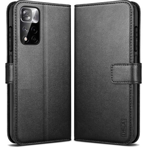 CUSTODIA CHIUSA NERA PER REDMI NOTE 11 PRO CON APERTURA PROTETTIVA PER CARTE (1/5)
