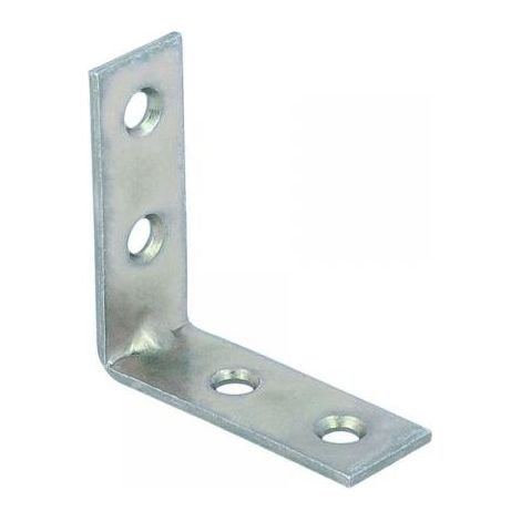 Lastrine di giunzione ad angolo 40 x 40 mm. - zincate - 4 pz.