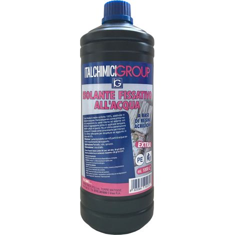 Fissativo isolante acrilico Extra 1 lt ancorante vernici per muri e pareti aggrappante (1/2)