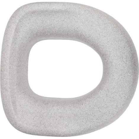 Abattant de toilettes surélevé en EPP, confortable, universel, résistant à l'eau et réutilisable, coussin rembourré pour la maison, gris (1/5)