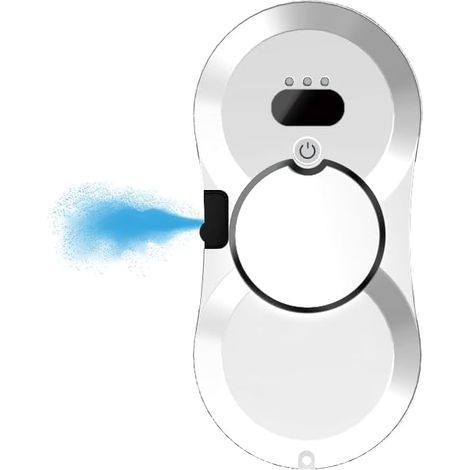 Robot lavavetri con getto d'acqua ad ultrasuoni, spessore 70 mm, doppio mocio rotante e fune di sicurezza. (1/5)