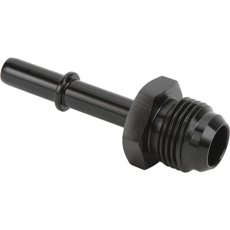 Raccord EFI à déconnexion rapide, adaptateur en alliage d'aluminium noir anodisé, pour rampe d'injection et orifice d'alimentation, AN6-5/16 pouce, montage par poussée (1/5)