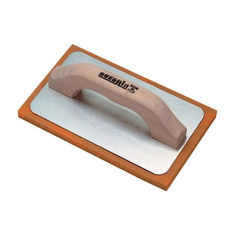 FRATTONE GOMMA AUSONIA - ARANCIO BASE ALLUMINIO/LEGNO MM 135X215- 3 pezzi