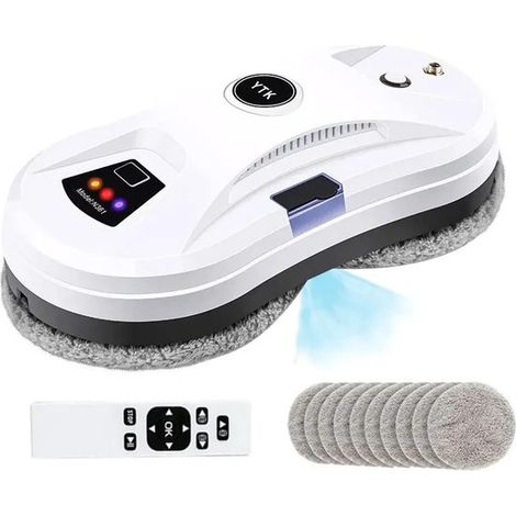 Limpiador de ventanas,Robot limpiador de ventanas,Robot para ventanas,Robot de limpieza de ventanas ultrasónico 5600PA (1/2)
