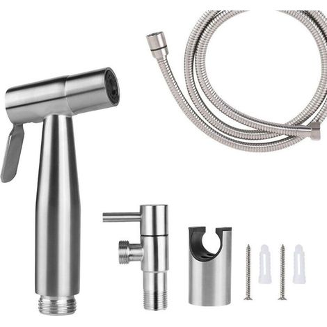 Pulvérisateur de toilettes pour bidet et de toilettes en acier inoxydable, Kit de pulvérisateur de bidet, pulvérisateur de robinetterie Pulvérisateur de WC (1/5)