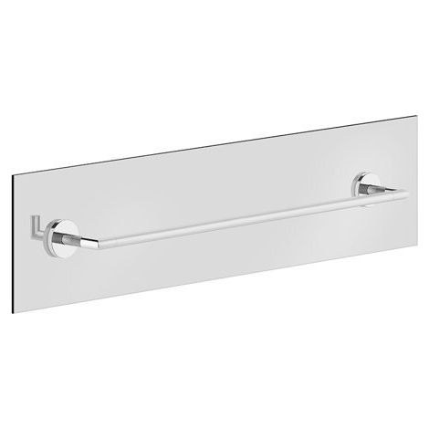 Gessi Anello toallero de 600mm para montaje en pared de cristal,