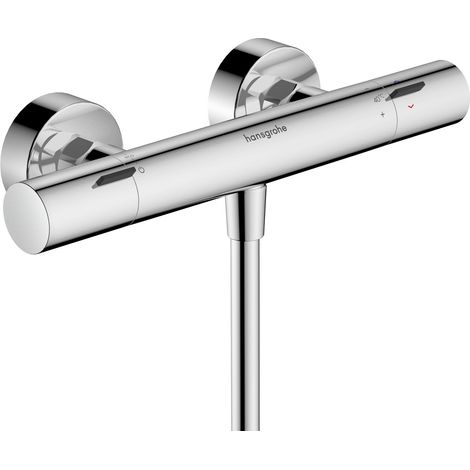 hansgrohe Ecostat Fine Thermostat de douche, apparent, 1