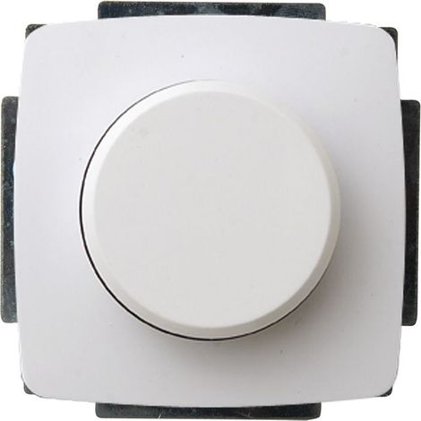 Helligkeitsregler ohne Rahmen aus Kunststoff für Innen, in weiß, 20-300 Watt (1/4)