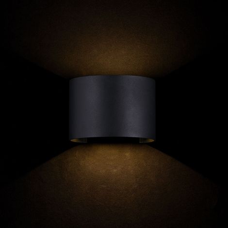 Lampada da parete Outdoor in Metallo Fulton Nero (1/5)