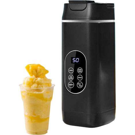 Blender à shake portable USB rechargeable, accessoire cuisine boissons café jus smoothies voyage plage (1/5)