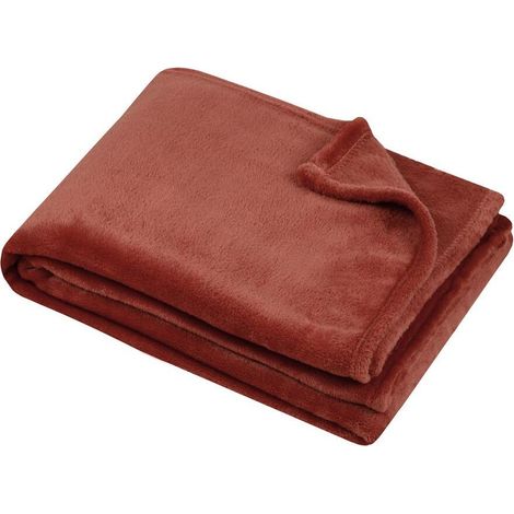 PLAID STANFORD ROSSO 130X160CM. (1/2)