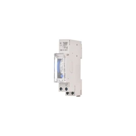 Temporizador mecánico de 24 horas, temporizador mínimo de 15 minutos, montaje en riel, batería integrada, SUL180a AC220-240V Gris - SUL180a AC220-240V Gris FDC-Crezuo
