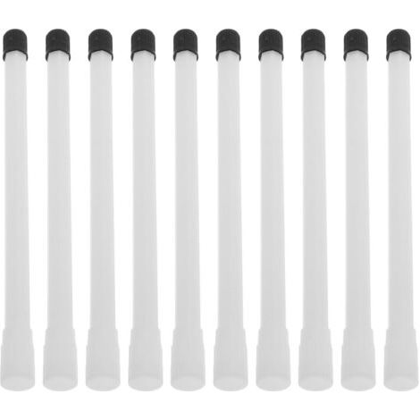 QORVA-10 Pièces Tige D'extension De Valve De Pneu Rallonges De Tige De Valve En Plastique Fourniture De Valves De Pneu De Vélo Accessoire D'extension De Buse De Valve Droite Pour Un (1/5)