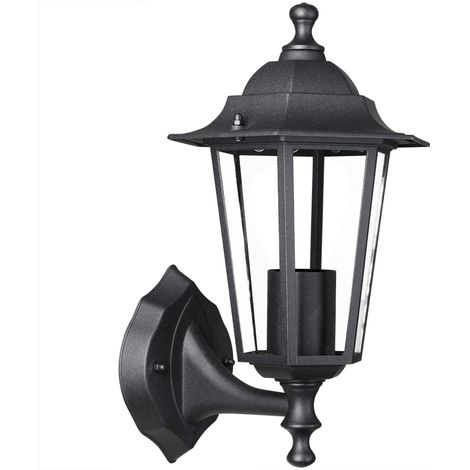 MONZANA® Vintage Style Victorian Garden Lighting  Outdoor Light Aluminium Street Wall Lamp Lantern Post  Anthracite  Wall Light