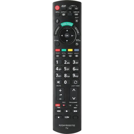 Télécommande de remplacement pour téléviseur LCD, portée de 10 mètres, compatible avec N2QAYB000752 (1/5)