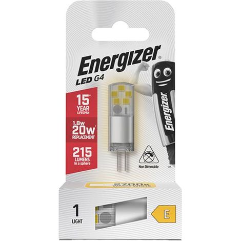 Energizer S18746 LED G4 215 Lumens 1.8W 2700K S18746 ENG6633
