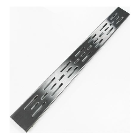 Saniclass Grille caniveau de douche 180cm Gun Metal (1/5)
