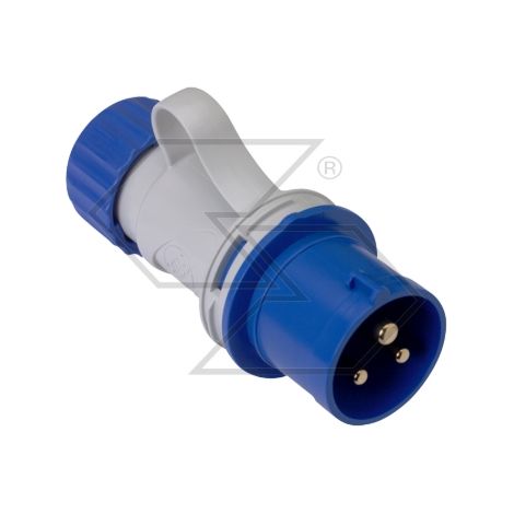 Spina 2 poli + terra 16A 220V CEE IP44 omologato IMQ