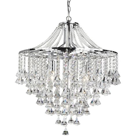Searchlight Dorchester - Lustre à 5 ampoules au fini chromé, E14 (1/5)