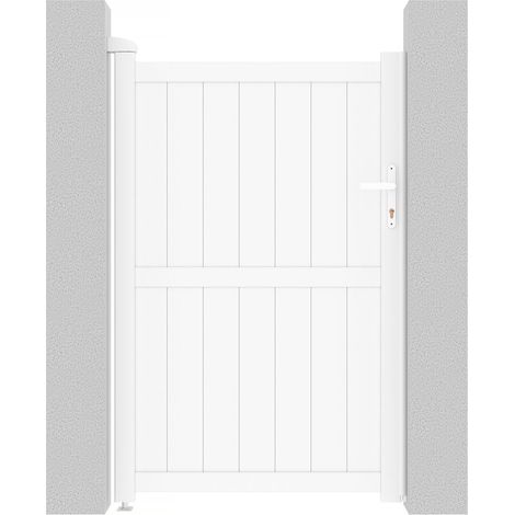 Puerta jardin aluminio "Lola" - 101.2 x 155.9 cm - Blanco (1/4)