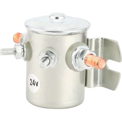 Électrovanne compatible avec relais de démarreur de moteur hydraulique, normalement ouverte, étanche, pièces automobiles 200 V 24 V CC (1/5)
