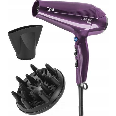 Secador de pelo Teesa X-DRY 300 con función de ionización, 2200 W. (1/5)