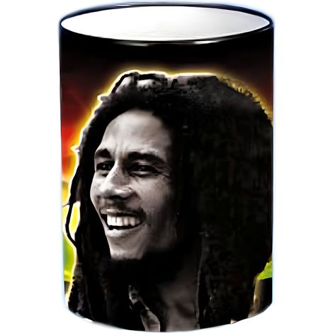 Pot à stylos métallique Bob Marley