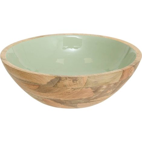 Insalatiera inaya d30cm verde e mango - Atmosphera créateur d'intérieur
