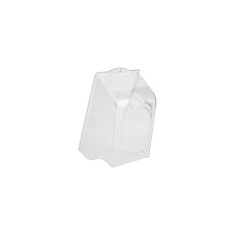Sonnette de porte transparente avec verrouillage par empreinte digitale, couvercle étanche à la pluie, contrôle d'accès, fixation résistante à la pluie (1/5)