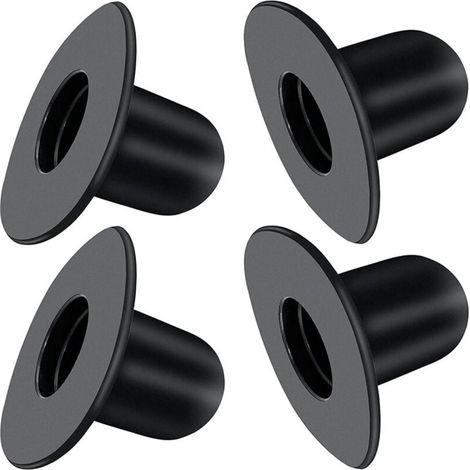 Enowelir 4 Pièces Bouchon de Piscine, Noir Bouchons de Fond de Rechange, pour Piscines Hors Sol (1/4)