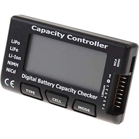 Cellmeter 7 Testeur de capacité et de tension numérique pour batteries LiPo, Liion, NiMH et NiCd (1/5)