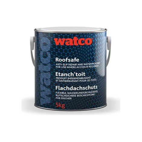 Watco Flachdachschutz, Acryl Beschichtung, Grau 5kg