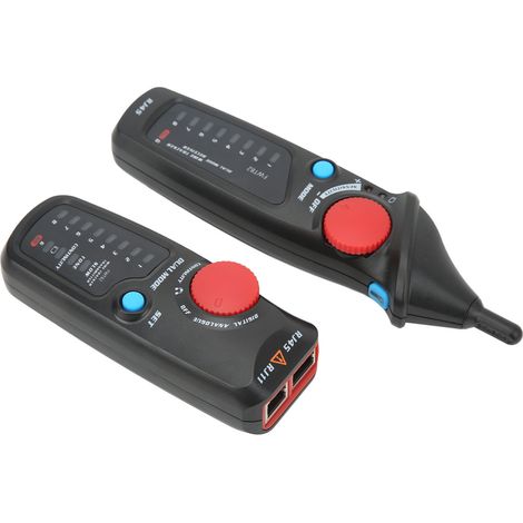 Testeur de câble réseau RJ11 RJ45, localisation précise, mode analogique et numérique, portable, détecteur de ligne filaire, outil de diagnostic double usage. (1/5)
