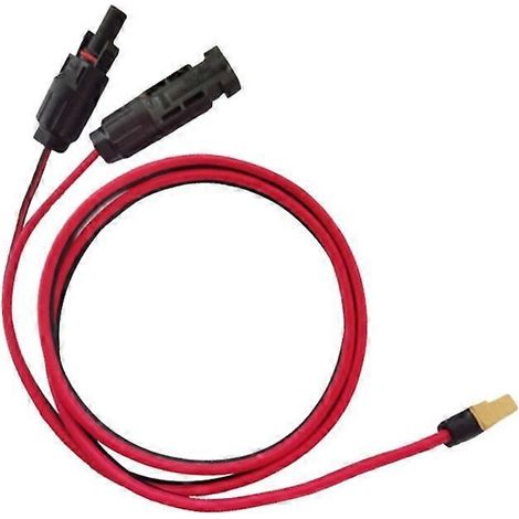 Câble de charge solaire vers câble d'extension solaire XT60, fils photovoltaïques 12AWG (1/5)