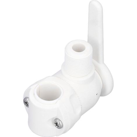Support de fixation à cliquet pour antenne VHF marine, réglable, en ABS, pour rail de pont, accessoire de montage blanc (1/5)