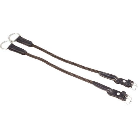 Nero e Nero - Coppia di montanti per elevatori in nylon e cuoio