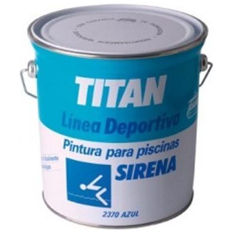 Pintura piscina Sirena al disolvente Titan 4 Lt