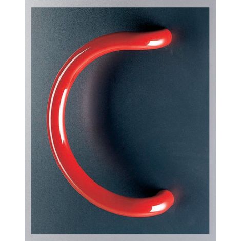Poignée de porte battante demi-lune NY.STG 95 - NORMBAU Filetée Blanc
