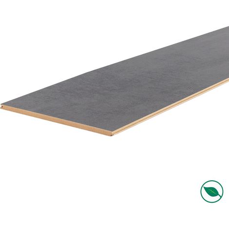 Lot de 3 planches palier rénovation d'escalier stratifié dark grey 2050 x 225 x 8 mm . - PEFC 70% (1/5)
