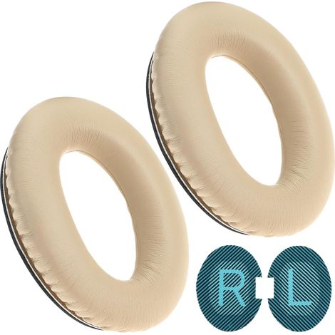 ® Coussinets d’Oreille de Rechange, Mousse à Mémoire de Forme Douce et Cuir Protéiné, Compatible avec Bose QuietComfort 25, 15, Ae2 (1/5)